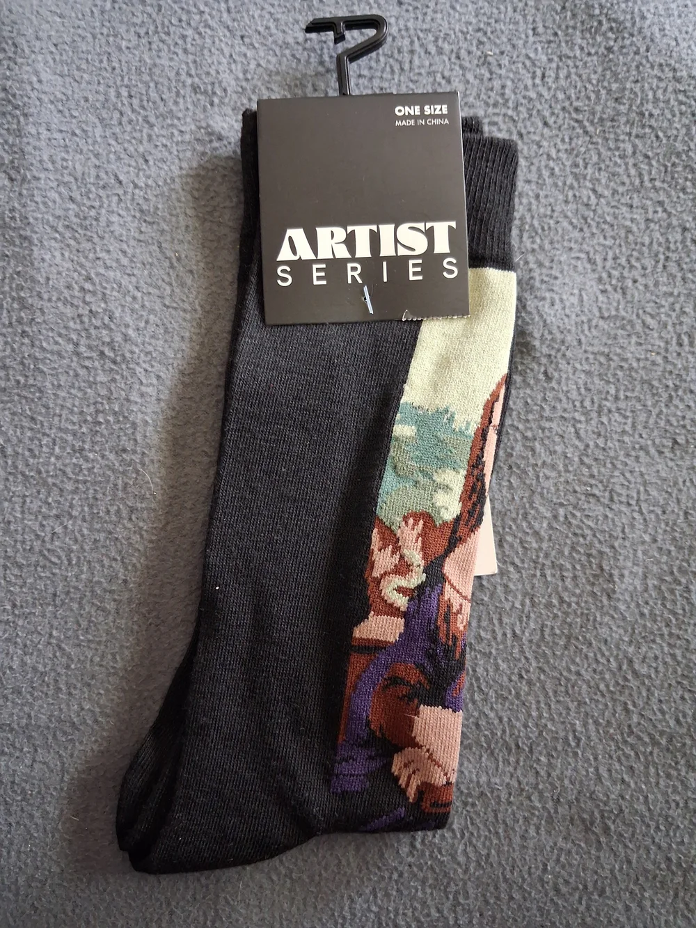 MONA LISA Black Men's Crew Socks - Pack